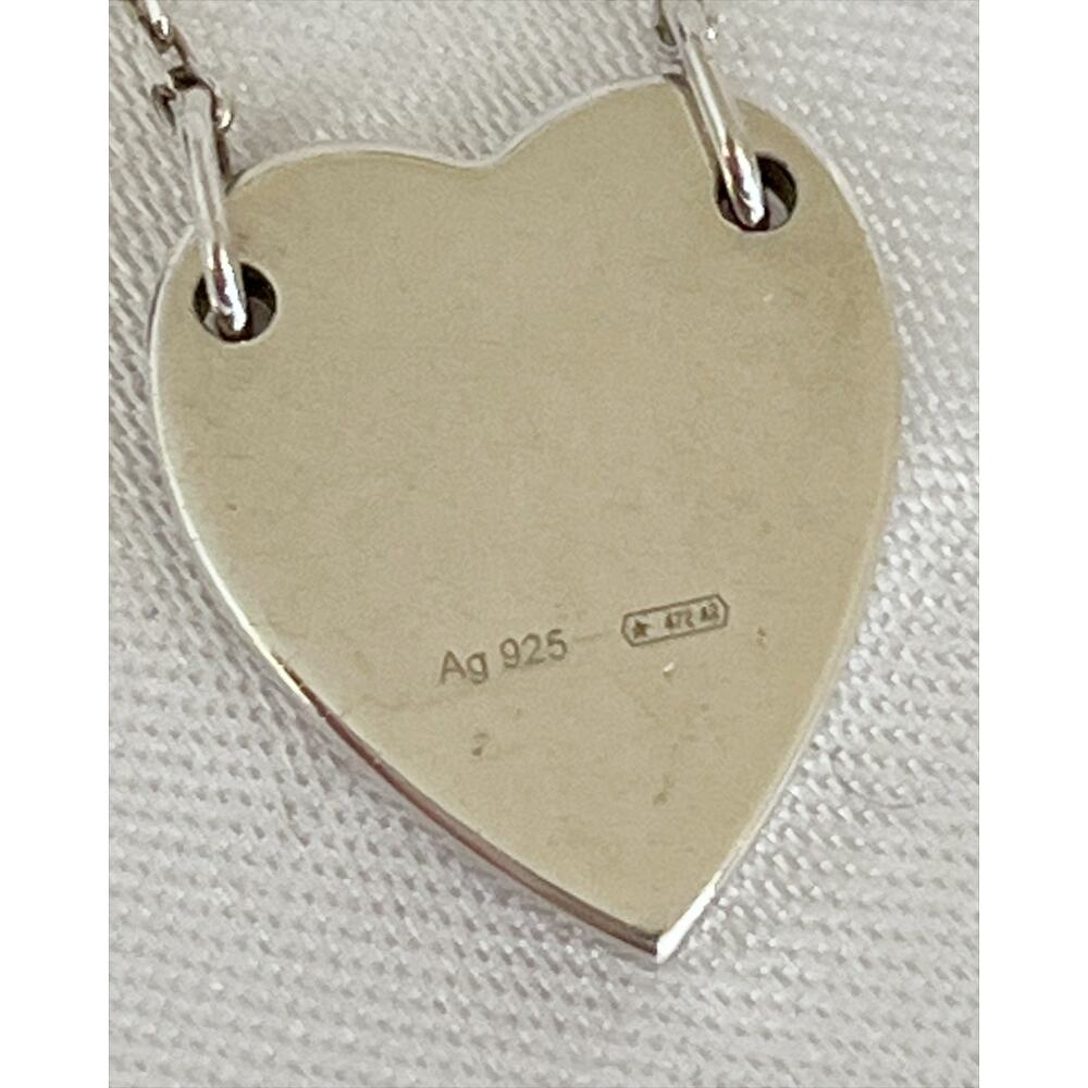 Gucci Silver Heart Tag Bracelet - Picture 5 of 10